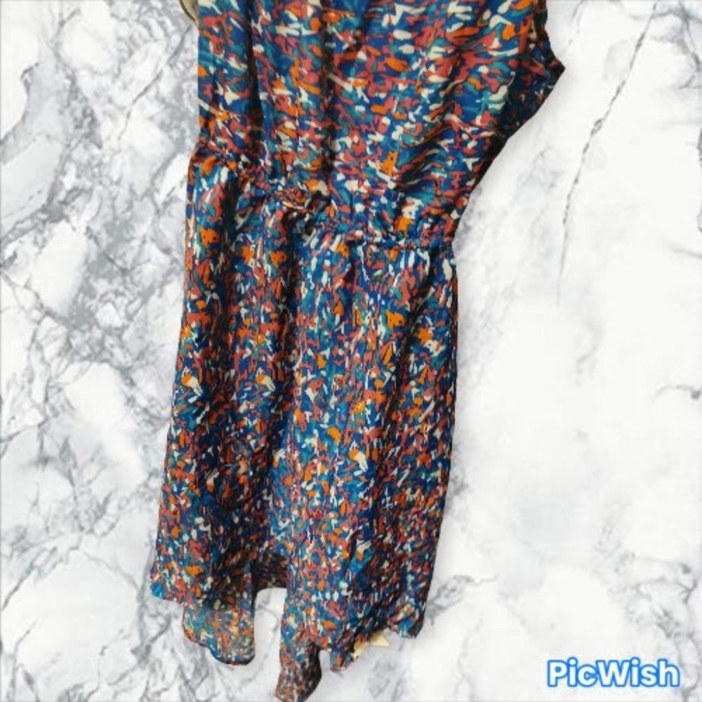Multi-Color High Low Dress - Picture 3 of 4